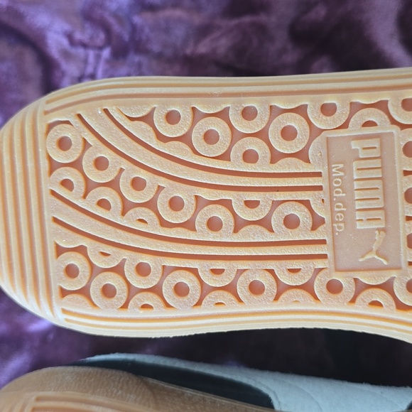 PUMA Palermo Sneakers, Color Puma Black-Feather Gray-Gum, Retail $85.00 USD - Picture 10 of 16